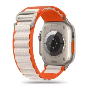 Tech-Protect Nylon Pro Band Orange/Mousy-Apple Watch Series 42/44/45/49mm