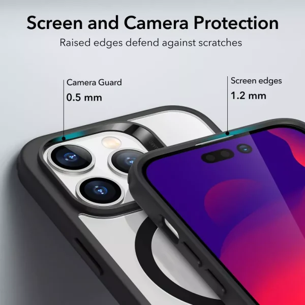 Θήκη ESR Classic Hybrid Halolock Magsafe Clear/Black-Apple iPhone 14 Pro - Image 6