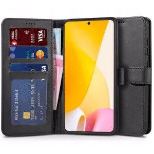 Θήκη Tech-Protect Wallet Black-Xiaomi 12 Lite