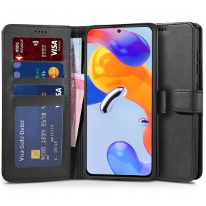 Θήκη Tech-Protect Wallet Black-Xiaomi Redmi Note 11S 5G/Poco M4 Pro 5G