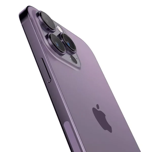 Spigen Lens Protector Glas.tR EZ FIT Optik Pro 2PCS Deep Purple-Apple iPhone 14 Pro/14 Pro Max (AGL05597) - Image 3