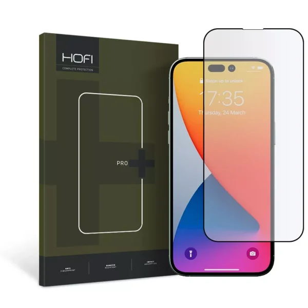 Hofi Tempered Glass Pro+ Black-Apple iPhone 14 Pro Max
