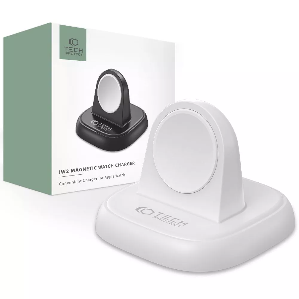 Tech-Protect QI3W-IW2 Wireless Charger White for Apple Watch
