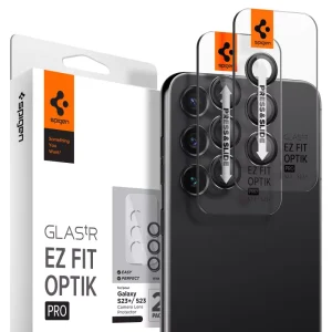 Spigen Lens Protector EZ Fit GLAS.tR Optik Pro 2PCS Black-Samsung Galaxy S23/S23+ Plus (AGL05962)