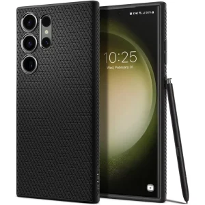Θήκη Spigen Liquid Air Black-Samsung Galaxy S23 Ultra (ACS05614)
