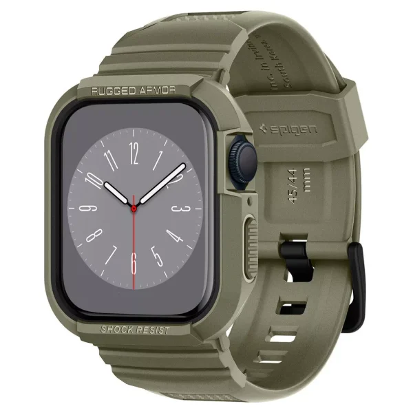 Θήκη Spigen Rugged Armor Pro Vintage Khaki-Apple Watch Series 44/45mm (ACS05914)