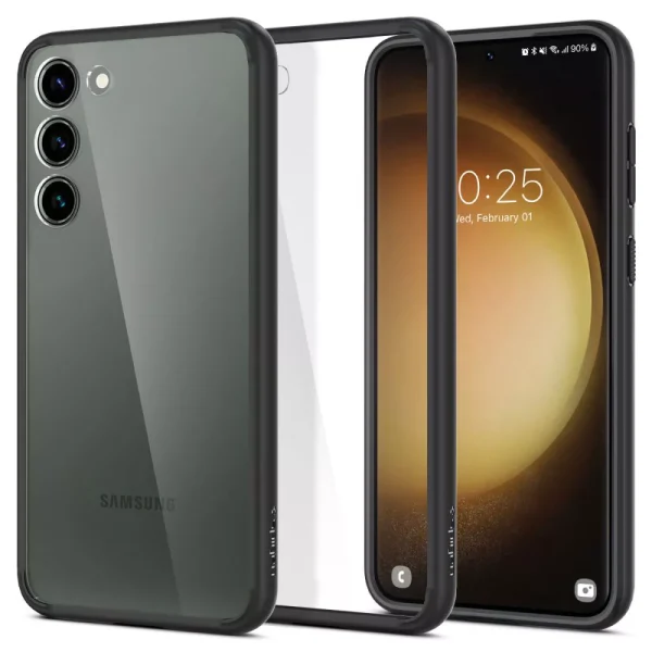 Θήκη Spigen Ultra Hybrid Black-Samsung Galaxy S23 (ACS05715)