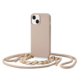 Θήκη Tech-Protect Icon Chain Beige-Apple iPhone 14