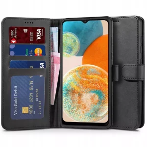 Θήκη Tech-Protect Wallet Black-Samsung Galaxy A23 5G