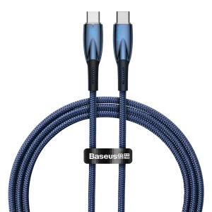 Baseus Glimmer Series Cable PD100W Blue 1m CADH000703 (Type-C to Type-C)