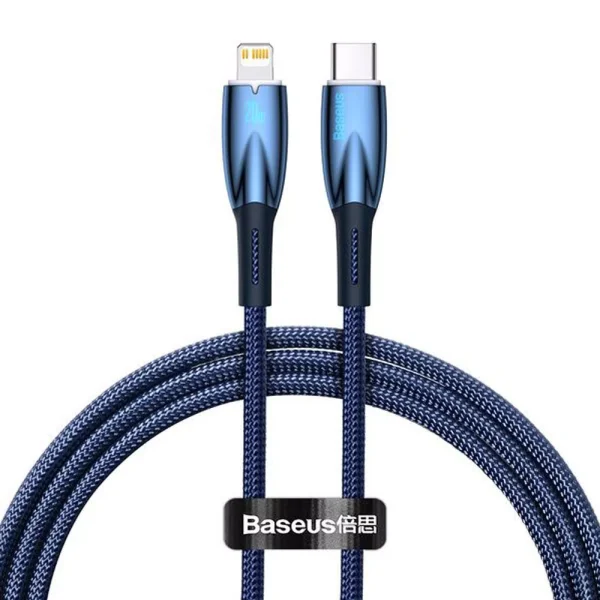 Baseus Glimmer Series Cable PD20W Blue 1m CADH000003 (Type-C to Lightning)