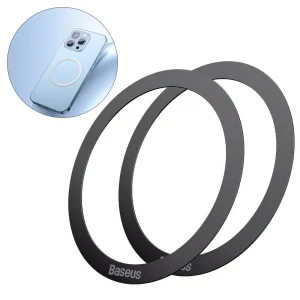 Baseus Magsafe Metal Ring Black 2pcs (PCCH000001)