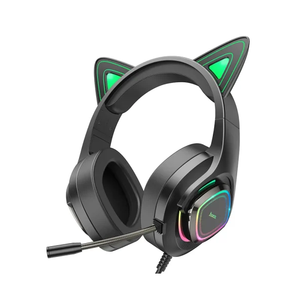 Hoco W107 Elf Gaming Headphones Cute Cat Luminous