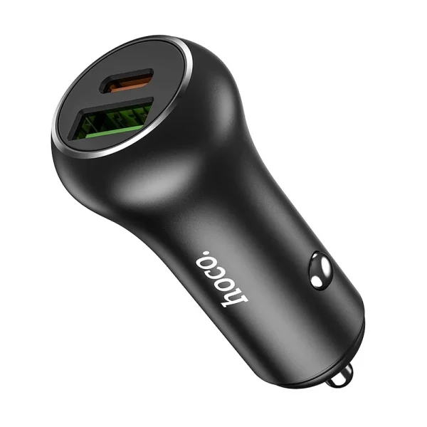 Hoco Z38 Resolute Car Charger PD20W/QC3.0 Black