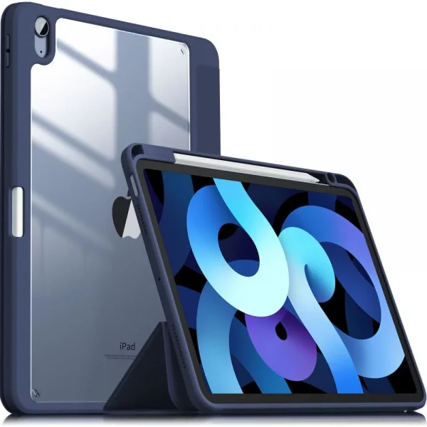 Θήκη INFILAND Crystal Case Navy Blue-Apple iPad Air 4 /Air 5