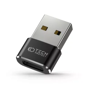 Tech-Protect Ultraboost Adaptor USB-A to Type-C Black