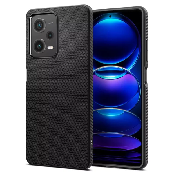 Θήκη Spigen Liquid Air Black-Xiaomi Redmi Note 12 Pro/Poco X5 Pro 5G (ACS05788)