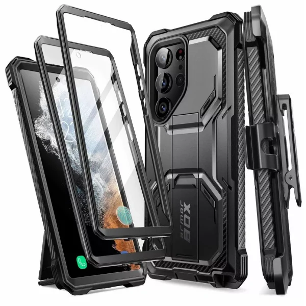 Θήκη Supcase Armorbox Screen Protector Black-Samsung Galaxy S23 Ultra