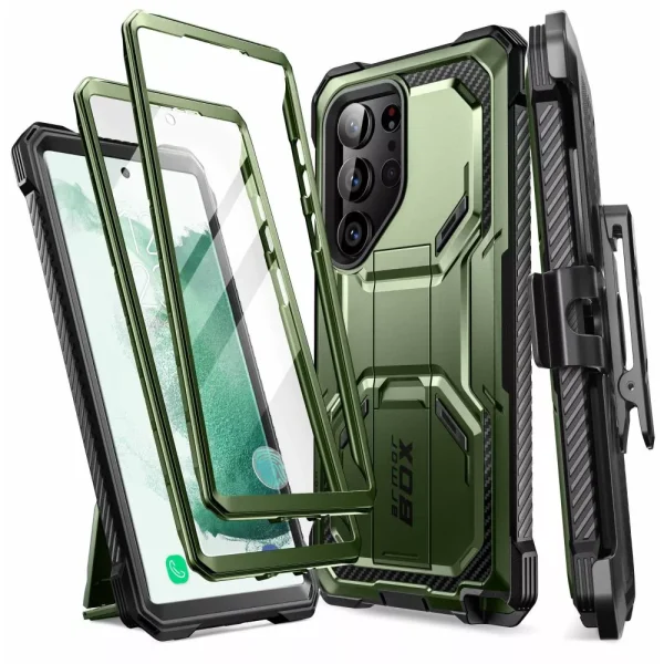 Θήκη Supcase Armorbox Screen Protector Green-Samsung Galaxy S23 Ultra