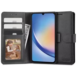 Θήκη Tech-Protect Wallet Black-Samsung Galaxy A34 5G