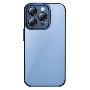 Θήκη Baseus Glitter Blue+Tempered Glass-Apple iPhone 14 Pro Max