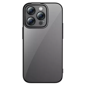 Θήκη Baseus Glitter Black+Tempered Glass-Apple iPhone 14 Pro Max