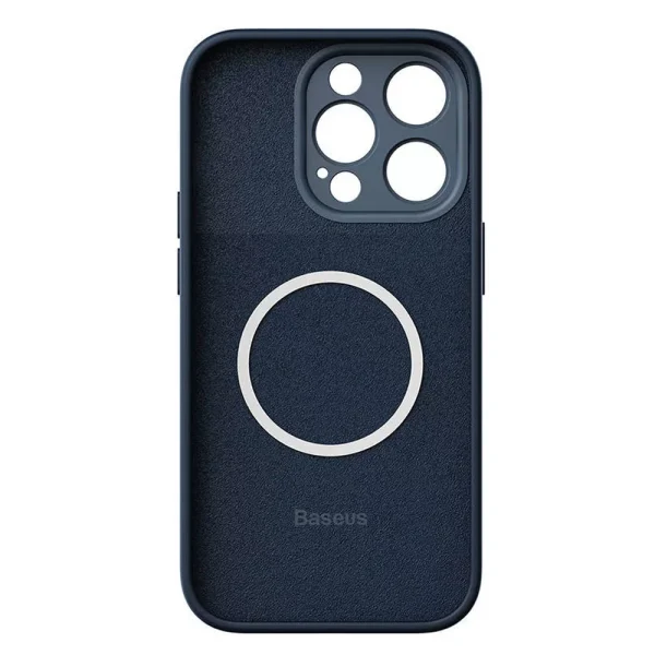 Θήκη Baseus Silica MagSafe Blue+Tempered Glass-Apple iPhone 14 Pro Max