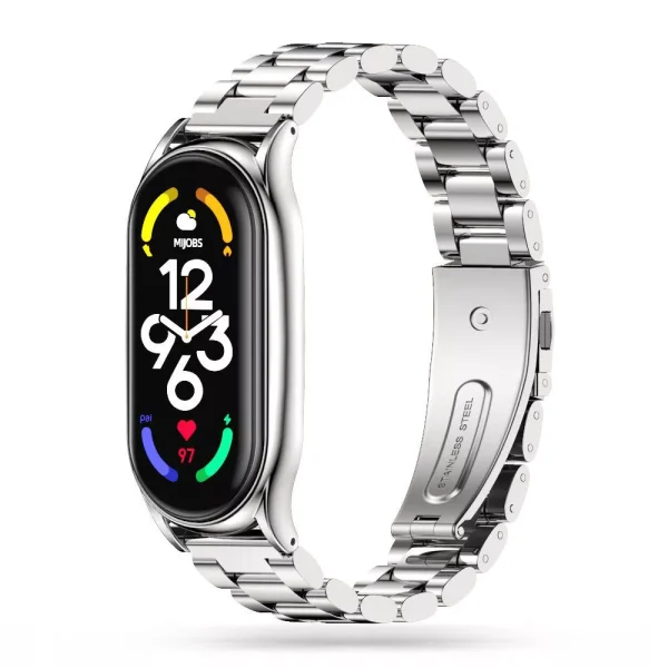 Tech-Protect Stainless Silver-Xiaomi Mi Smart Band 7