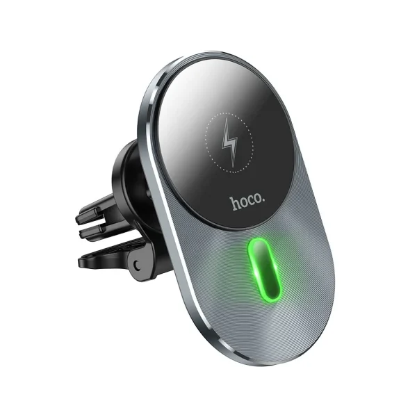 Hoco CA91 Magic Car Wireless Charger Magnetic for Air Outlet Grey