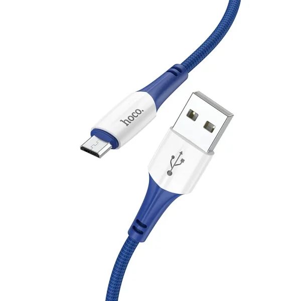 Hoco X70 Ferry Cable 2.4A 1m Blue (micro USB)