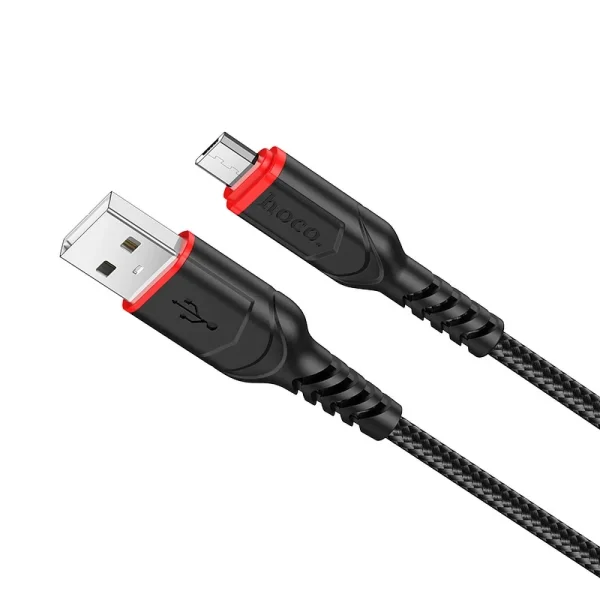 Hoco X59 Victory Cable 2.4A 1m Black (micro USB)