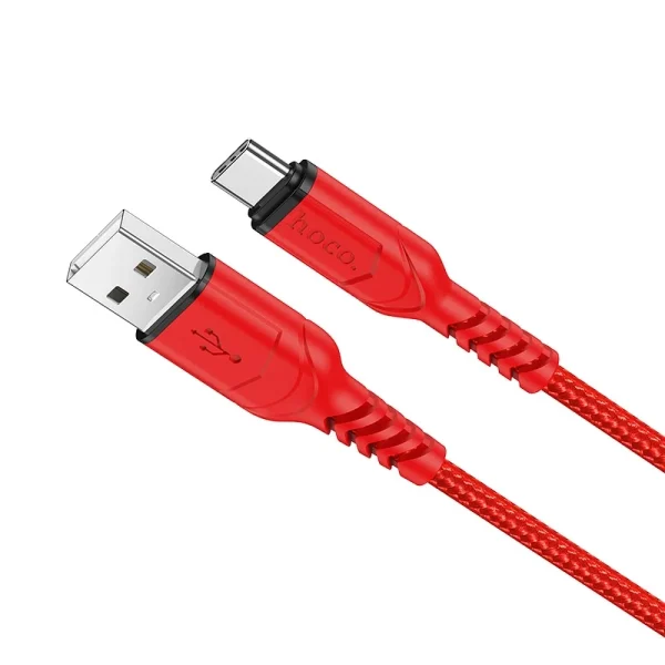 Hoco X59 Victory Cable 2.4A 1m Red (USB-A to Type-C)