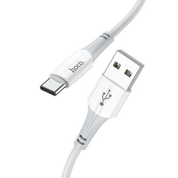 Hoco X70 Ferry Cable 3A 1m White (USB-A to Type-C)
