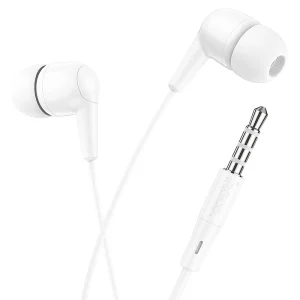 Hoco M97 Enjoy Wired Earphones 3.5mm with Mic White