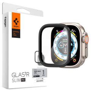 Spigen Screen Protector GLAS.tR Slim Pro Black-Apple Watch Ultra 49mm (AGL06163)