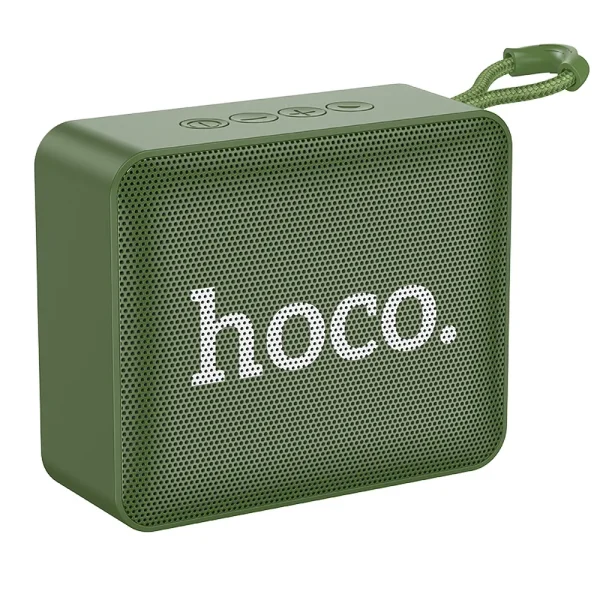 Hoco BS51 Wireless Speaker Gold Brick Sports Army Green