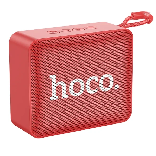 Hoco BS51 Wireless Speaker Gold Brick Sports Red
