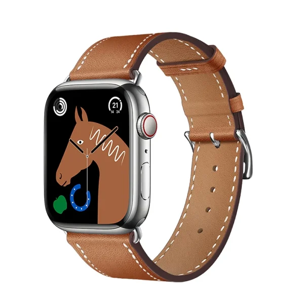 Hoco WA17 Watch Band Elegant Leather Brown-Apple Watch Series 42/44/45/49mm
