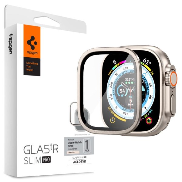 Spigen Screen Protector GLAS.tR Slim Pro Titanium-Apple Watch Ultra 49mm (AGL06161)