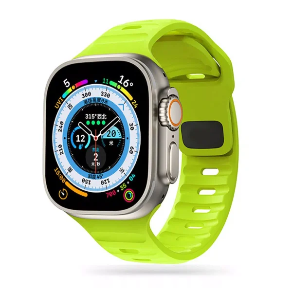 Tech-Protect Icon Band Line Lime-Apple Watch Series 42/44/45/49mm