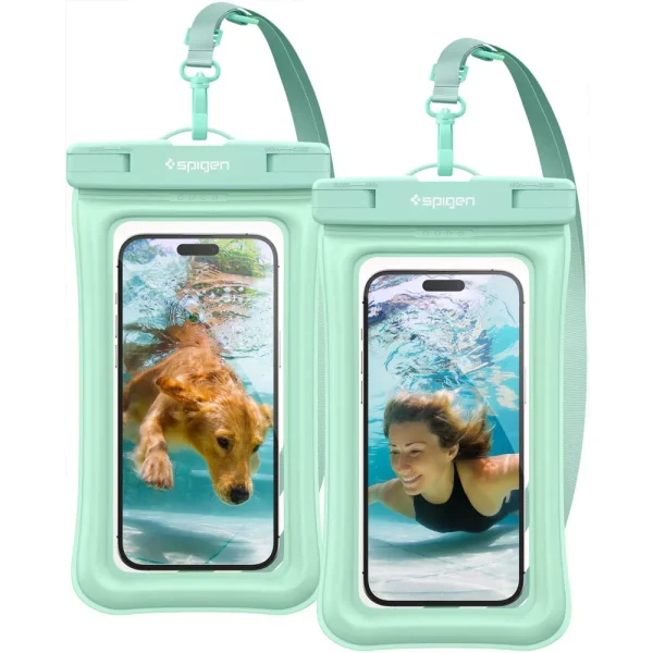 Spigen Aqua Shield WaterProof Floating Case A610 6.8" 2-Pack Mint (ACS06019)