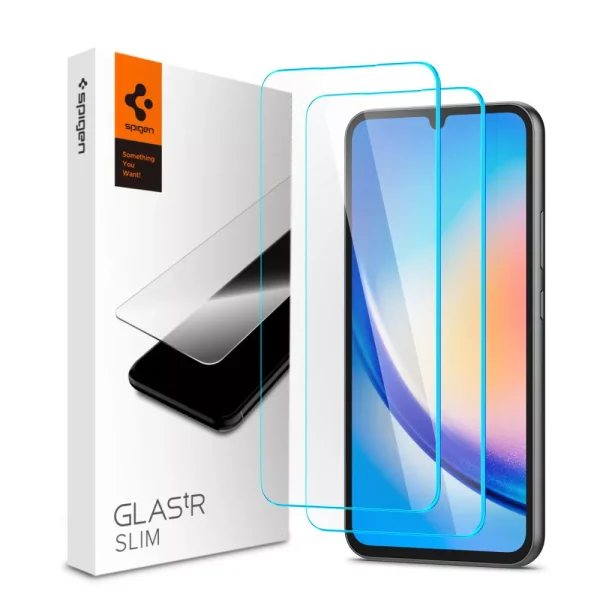 Spigen GLAS.tR Slim 2PCS Clear-Samsung Galaxy A34 5G (AGL05967)