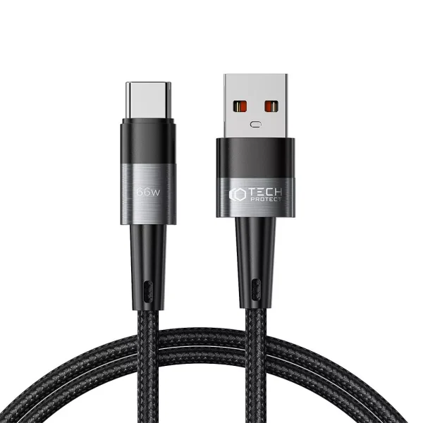 Tech-Protect Ultraboost Cable 66W/6A 100cm Grey (USB-A to Type-C)