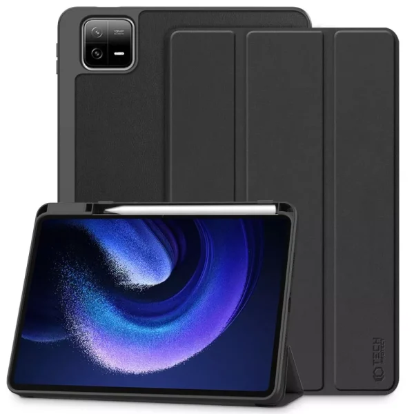 Tech-Protect Smart Case Pen Black-Xiaomi Pad 6/6 Pro