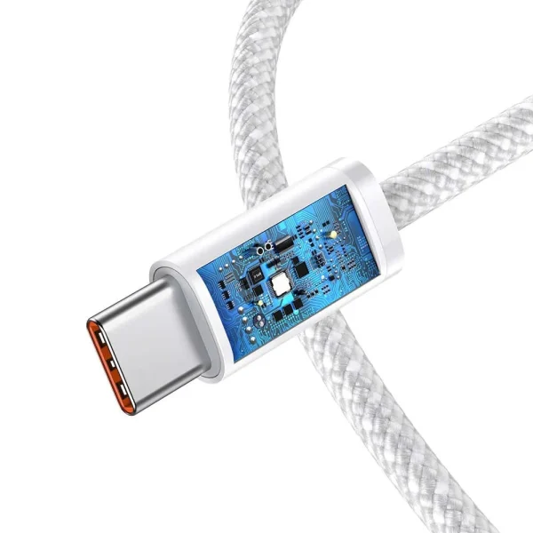 Baseus Dynamic Series Cable PD100W 1m White CALD000202 (Type-C to Type-C) - Image 4