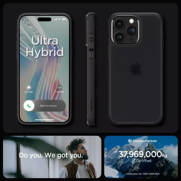 Θήκη Spigen Ultra Hybrid Frost Black-Apple iPhone 15 Pro Max (ACS06568) - Image 12