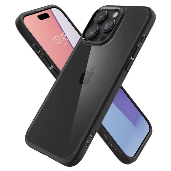 Θήκη Spigen Ultra Hybrid Matte Black-Apple iPhone 15 Pro (ACS06713) - Image 7