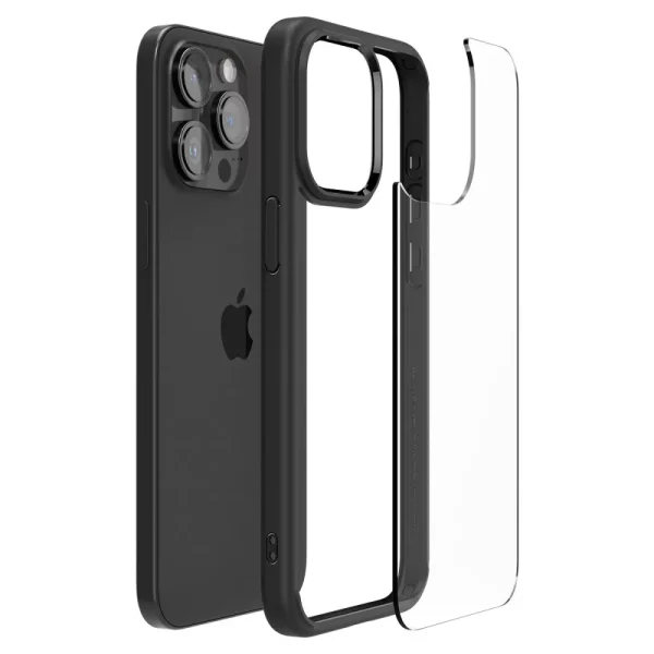 Θήκη Spigen Ultra Hybrid Matte Black-Apple iPhone 15 Pro (ACS06713) - Image 8