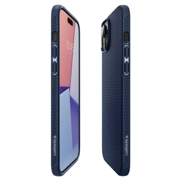 Θήκη Spigen Liquid Air Navy Blue-Apple iPhone 15 (ACS06791) - Image 8