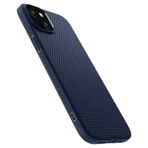 Θήκη Spigen Liquid Air Navy Blue-Apple iPhone 15 (ACS06791) - Image 9